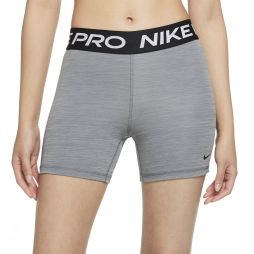 Теннисные шорты женские Nike Pro 365 Short 5in smoke grey heather/black