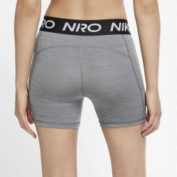 Теннисные шорты женские Nike Pro 365 Short 5in smoke grey heather/black