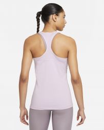 Тенісна майка жіноча Nike Pro Tank All Over Mesh iced lilac/white