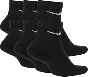 Nike Everyday Cushioned Quarter 6-pack/black/white Nike Everyday Cushioned Quarter 6-pack/black/white