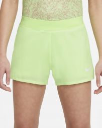 Тенісні шорти дитячі Nike Court Victory Short lime glow/black Тенісні шорти дитячі Nike Court Victory Short lime glow/black