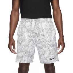 Тенісні шорти чоловічі Nike Court Flex Victory Short 9in Printed white/black
