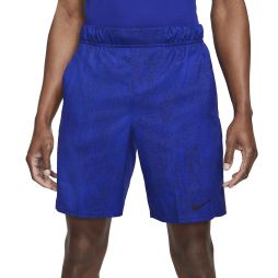 Тенісні шорти чоловічі Nike Court Flex Victory Short 9in Printed concord/black Тенісні шорти чоловічі Nike Court Flex Victory Short 9in Printed concord/black