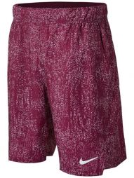 Тенісні шорти чоловічі Nike Court Flex Victory Short 9in Printed dark beetroot/white