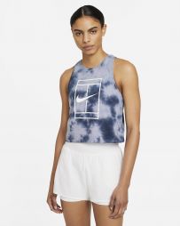 Тенісна майка жіноча Nike Court Victory Tank indigo haze/obsidian