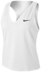 Тенісна майка жіноча Nike Court Victory Tank white/black Тенісна майка жіноча Nike Court Victory Tank white/black