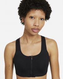 Топ женский Nike Shape Zip Bra black/white