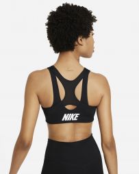 Топ женский Nike Shape Zip Bra black/white