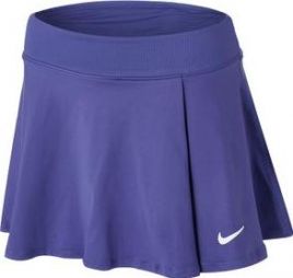 Тенісна спідничка жіноча Nike Court Victory Flouncy Skirt dark purple dust/white