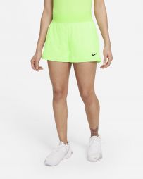 Тенісні шорти жіночі Nike Court Victory Short W lime glow/black