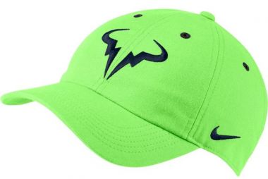 Тенісна кепка Nike Rafa U Aerobill H86 Cap lime glow/obsidian