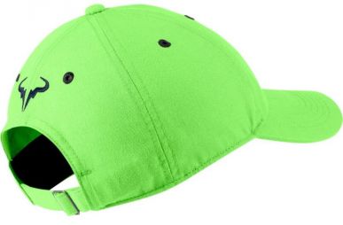Тенісна кепка Nike Rafa U Aerobill H86 Cap lime glow/obsidian