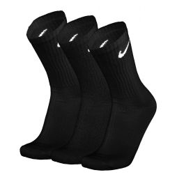 Nike Everyday Cotton Lightweight Crew 3-pack/black/white Nike Everyday Cotton Lightweight Crew 3-pack/black/white