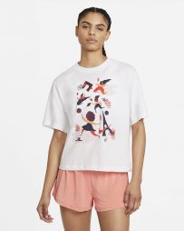 Теннисная футболка женская Nike Court Tee Enhergy Roland Garros white