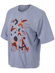 Теннисная футболка женская Nike Court Tee Enhergy Roland Garros indigo haze