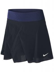 Теннисная юбка женская Nike Advantage Slam Skirt obsidian/white