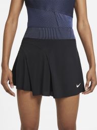 Теннисная юбка женская Nike Advantage Slam Skirt obsidian/white