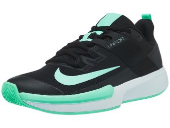 Тенісні кросівки чоловічі Nike Court Vapor Lite Грунт black/green glow/white Тенісні кросівки чоловічі Nike Court Vapor Lite Грунт black/green glow/white