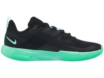 Тенісні кросівки чоловічі Nike Court Vapor Lite Грунт black/green glow/white Тенісні кросівки чоловічі Nike Court Vapor Lite Грунт black/green glow/white