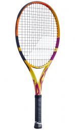 Теннисная ракетка детская Babolat Pure Aero Rafa Jr (26) yellow/orange/purple Теннисная ракетка детская Babolat Pure Aero Rafa Jr (26) yellow/orange/purple