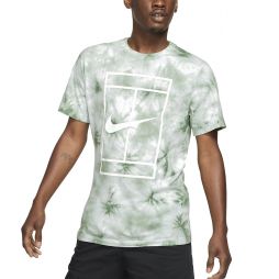 Теннисная футболка мужская Nike Court Tee Heritage Dye white/steam