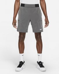 Теннисные шорты мужские Nike Court Slam Short black/dark smoke grey/white Теннисные шорты мужские Nike Court Slam Short black/dark smoke grey/white