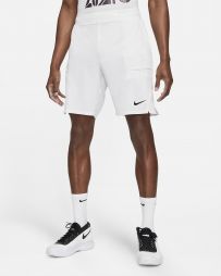 Теннисные шорты мужские Nike Court Slam Short white/white/black