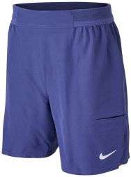 Теннисные шорты мужские Nike Court Slam Short obsidian/dark purple dust/white