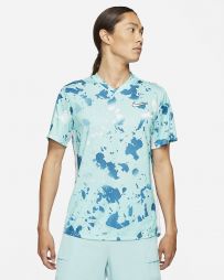 Теннисная футболка мужская Nike Victory Print T-Shirt copa/white/white