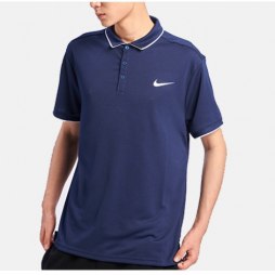 Теннисная футболка мужская Nike Court Dry Polo blue recall Теннисная футболка мужская Nike Court Dry Polo blue recall