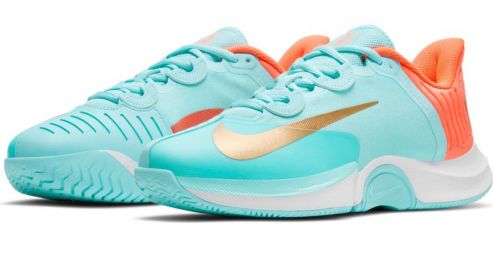 Тенісні кросівки жіночі Nike WMNS Air Zoom GP Turbo copa/metallic gold/gold bright/mango white Тенісні кросівки жіночі Nike WMNS Air Zoom GP Turbo copa/metallic gold/gold bright/mango white