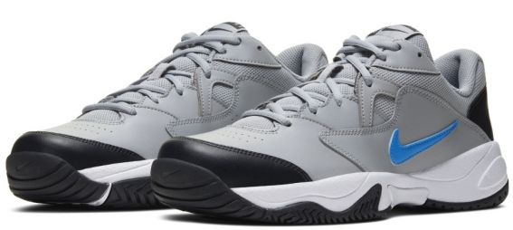 Тенісні кросівки чоловічі Nike Court Lite 2 light smoke grey/blue hero Тенісні кросівки чоловічі Nike Court Lite 2 light smoke grey/blue hero