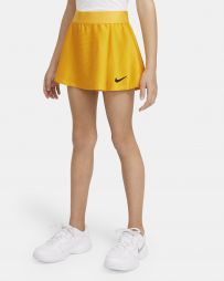Тенісна спідничка дитяча Nike Court Victory Flouncy Skirt university gold/black Тенісна спідничка дитяча Nike Court Victory Flouncy Skirt university gold/black