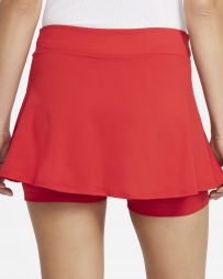 Теннисная юбка женская Nike Court Victory Flouncy Skirt university red/white