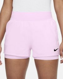 Теннисные шорты женские Nike Court Victory Short regal pink/black