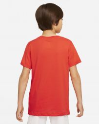 Тенісна футболка дитяча Nike Court Shirt Rafa chile red Тенісна футболка дитяча Nike Court Shirt Rafa chile red