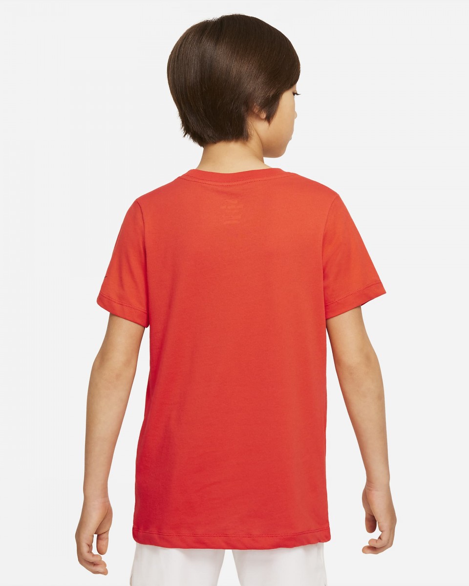 Теннисная футболка детская Nike Court Shirt Rafa chile red