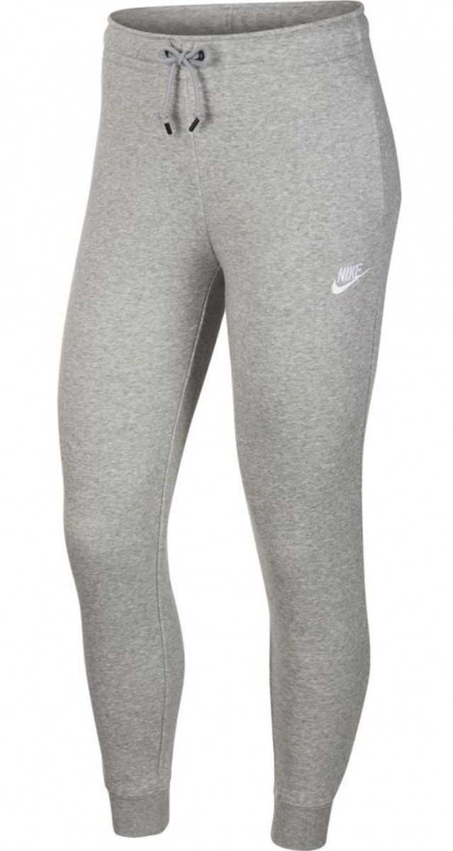 Спортивные штаны женские Nike Essential Pant Regular Fleece dk grey heather/white