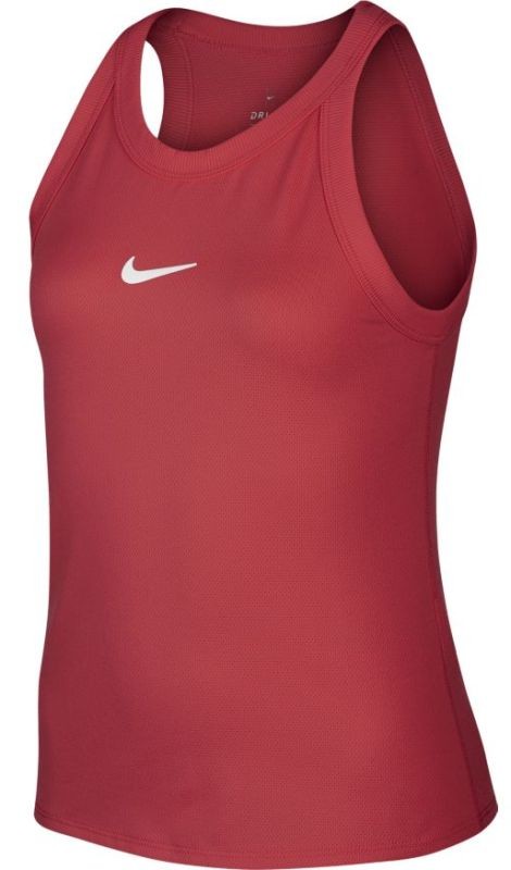 Теннисная майка детская Nike Court Dry Tank gym red/white