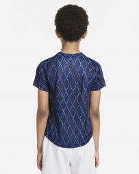 Тенісна футболка дитяча Nike Court Victory SS Top Printed obsidian/white Тенісна футболка дитяча Nike Court Victory SS Top Printed obsidian/white