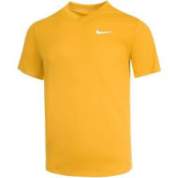 Теннисная футболка мужская Nike Court Victory Crew university gold/obsidian/white