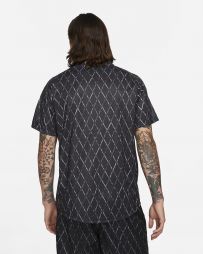 Теннисная футболка мужская Nike Court Victory Top Printed black/white