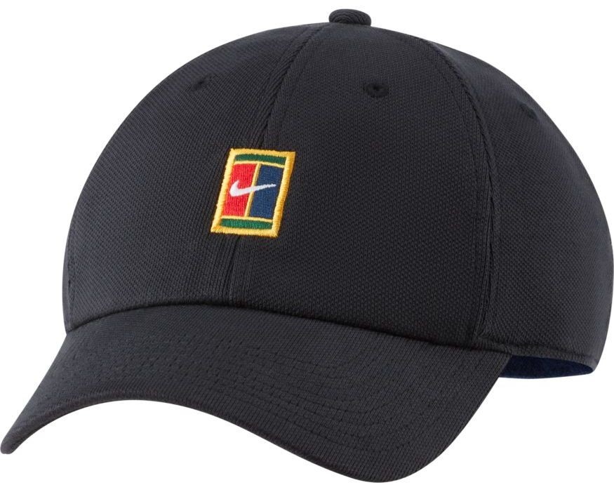Теннисная кепка Nike H86 Court Logo Cap black/binary blue
