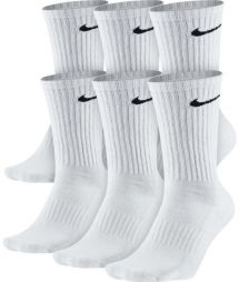 Nike Everyday Cotton Cushioned Crew 1-pair/white/black Nike Everyday Cotton Cushioned Crew 1-pair/white/black