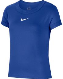 Тенісна футболка дитяча Nike Court G Dry Top SS game royal/white Тенісна футболка дитяча Nike Court G Dry Top SS game royal/white