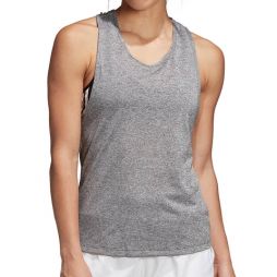 Тенісна майка жіноча Adidas Club Tie Tank dark grey heather Тенісна майка жіноча Adidas Club Tie Tank dark grey heather
