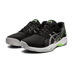 Теннисные кроссовки мужские Asics Gel-Game 8 Грунт black/pure silver Теннисные кроссовки мужские Asics Gel-Game 8 Грунт black/pure silver