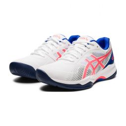 Теннисные кроссовки женские Asics Gel-Game 8 white/blazing coral Теннисные кроссовки женские Asics Gel-Game 8 white/blazing coral
