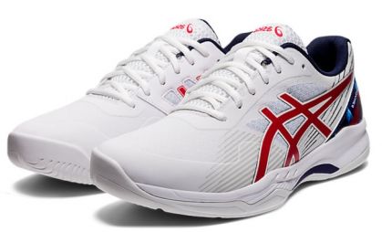 Теннисные кроссовки мужские Asics Gel-Game 8 L.E. white/classic red Теннисные кроссовки мужские Asics Gel-Game 8 L.E. white/classic red