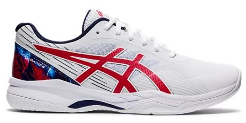 Теннисные кроссовки мужские Asics Gel-Game 8 L.E. white/classic red Теннисные кроссовки мужские Asics Gel-Game 8 L.E. white/classic red